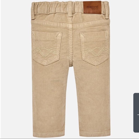 Mayoral Beige Baby Boy Corduroy Pants - Picture 6 of 7